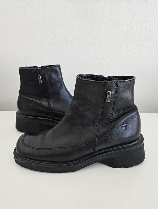 Dr. Martens Shoes - Dr. Martens Vintage 9278 Leather Made in England Black Platform Boots Women US 7